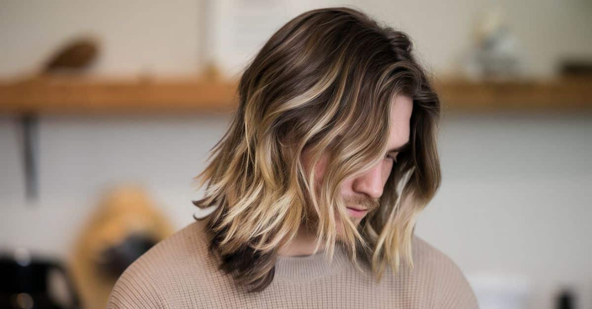 Men’s Balayage Long Hair Styles