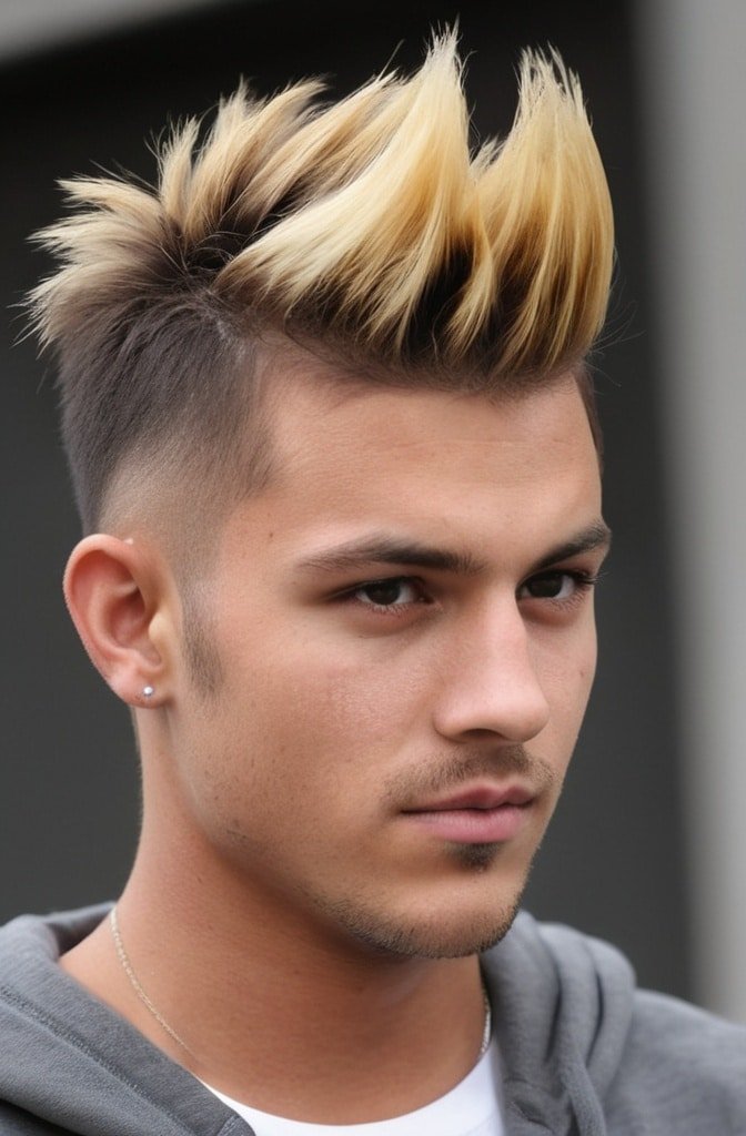 The Blonde Faux Hawk