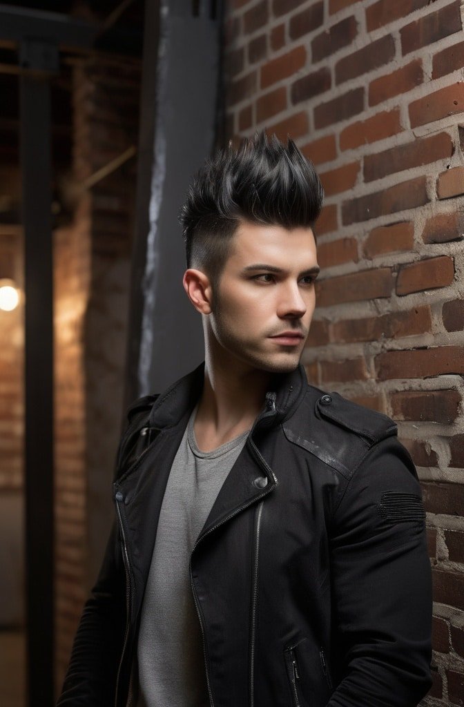 The Feathered Faux Hawk