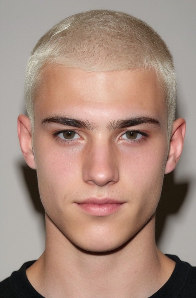 The Platinum Buzz Cut