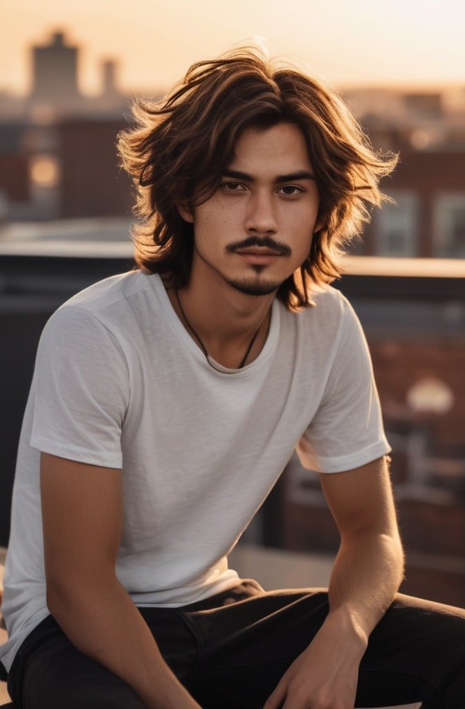 The Shaggy Feathered Look
