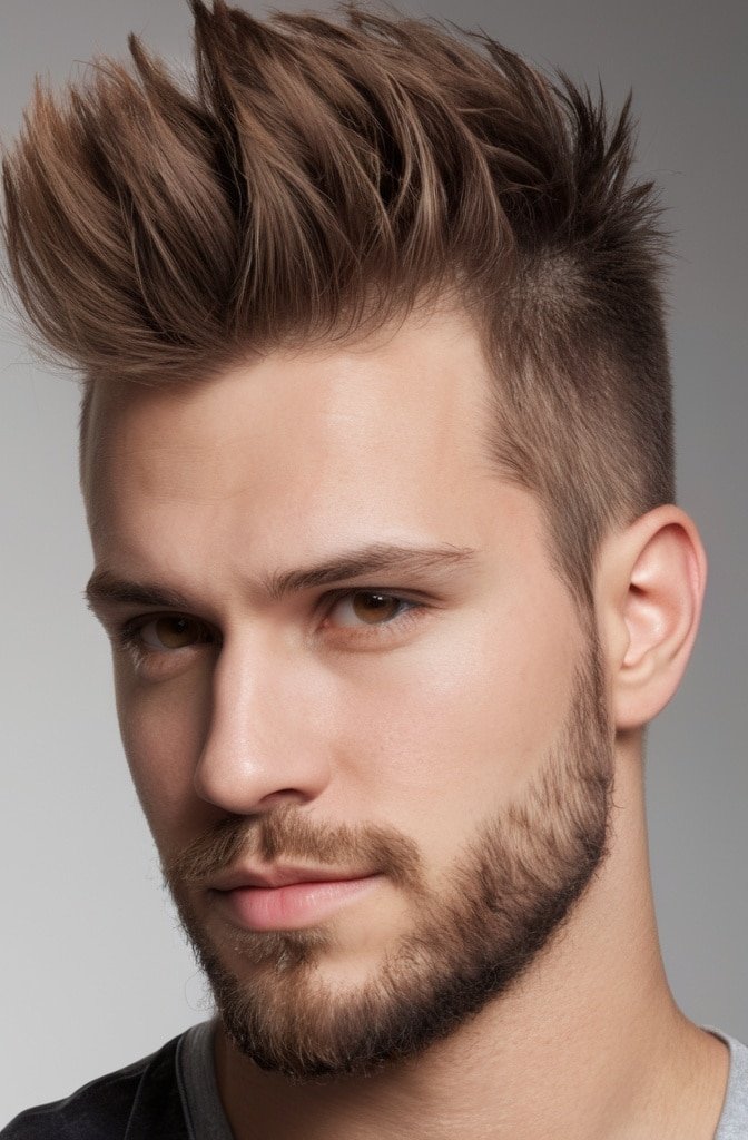 Skin Fade with Faux Hawk