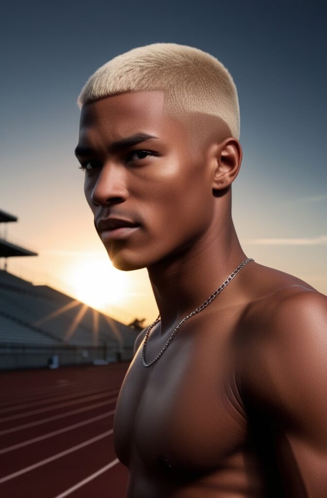 The Bleached Crew Cut