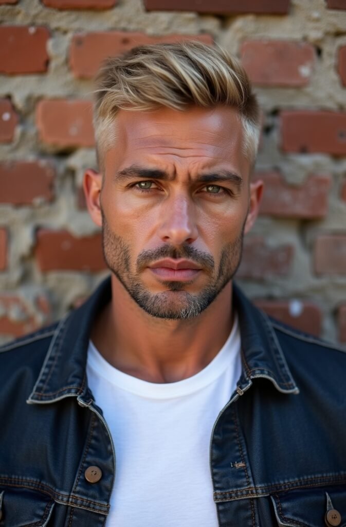 The Blonde Caesar Cut