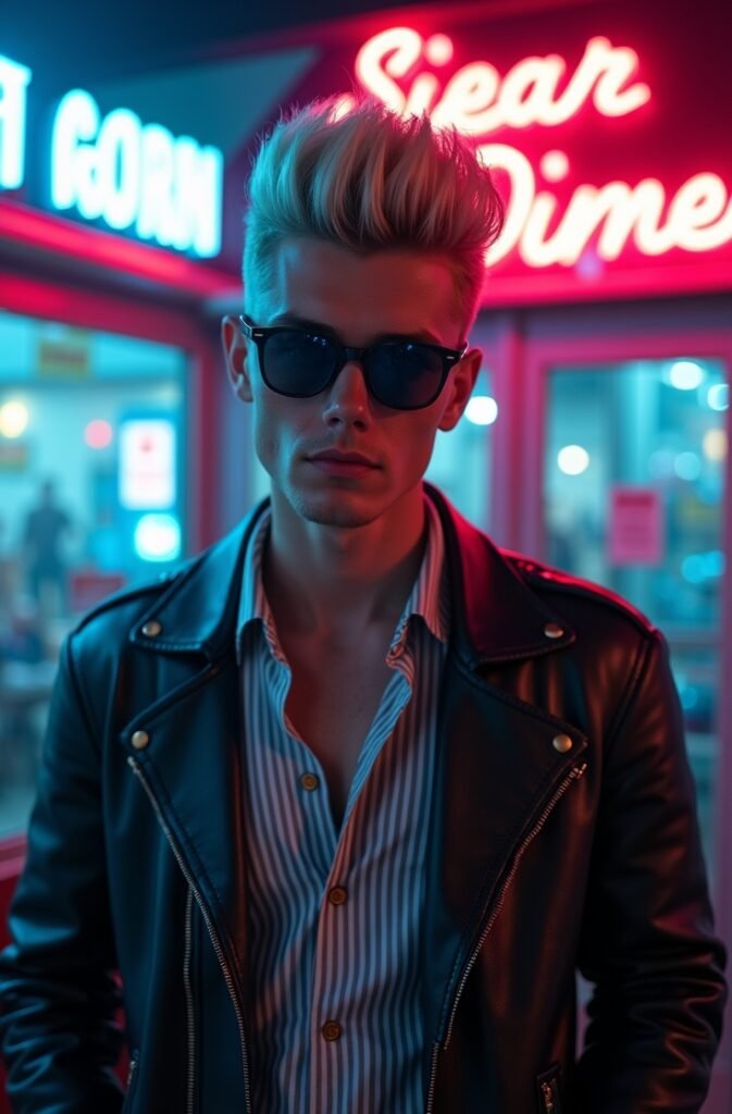 The Blonde Pompadour