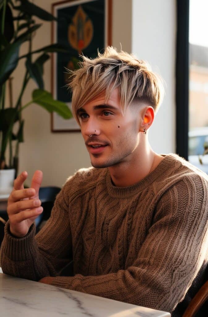 The Blonde Textured Fringe