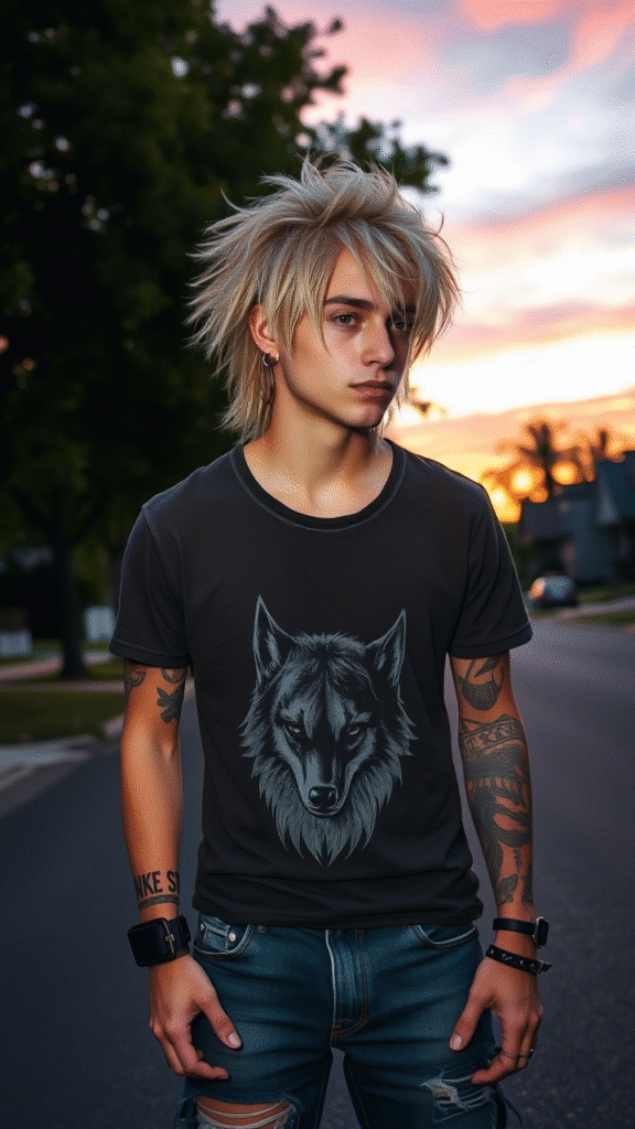 The Blonde Wolf Cut