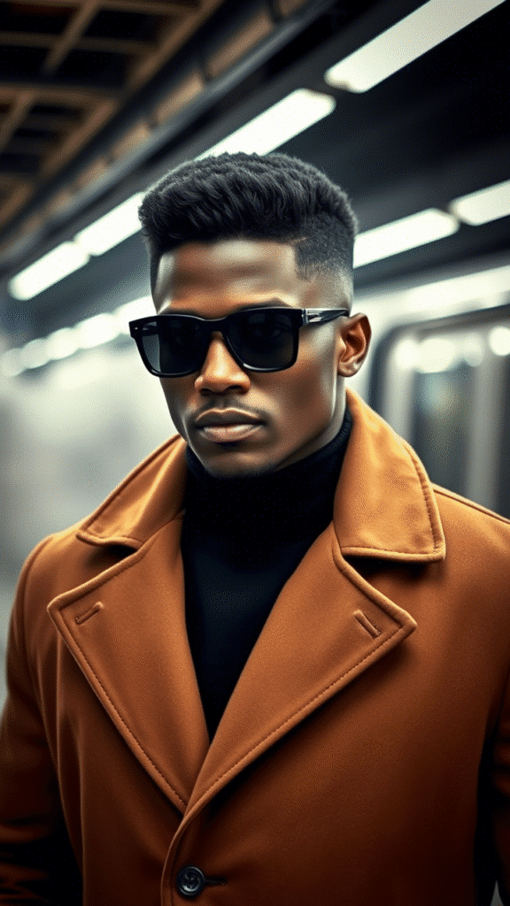 The Caesar Cut (Short and Bossed Up)
