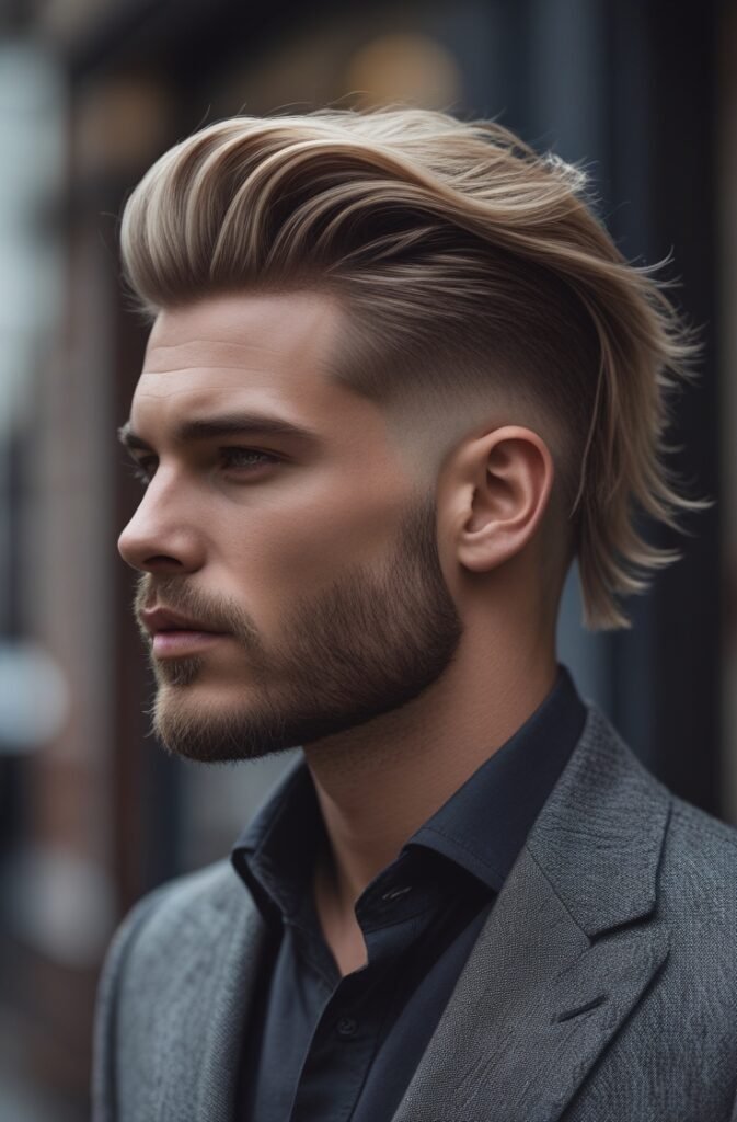 The Disheveled Side Part