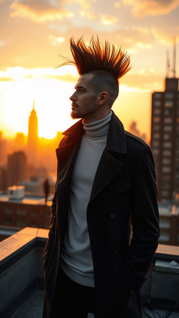 The Long Faux Hawk