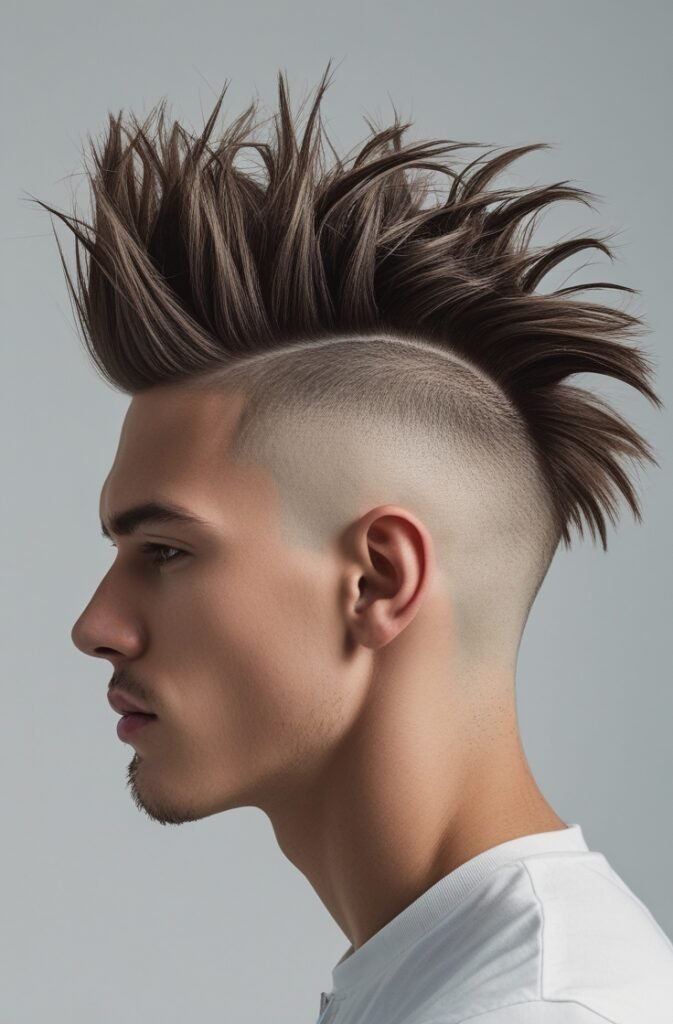 The Messy Faux Hawk