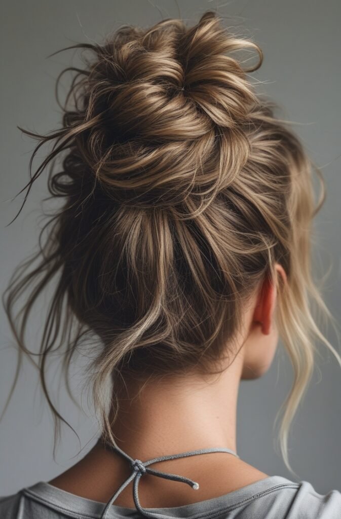 The Messy Man Bun