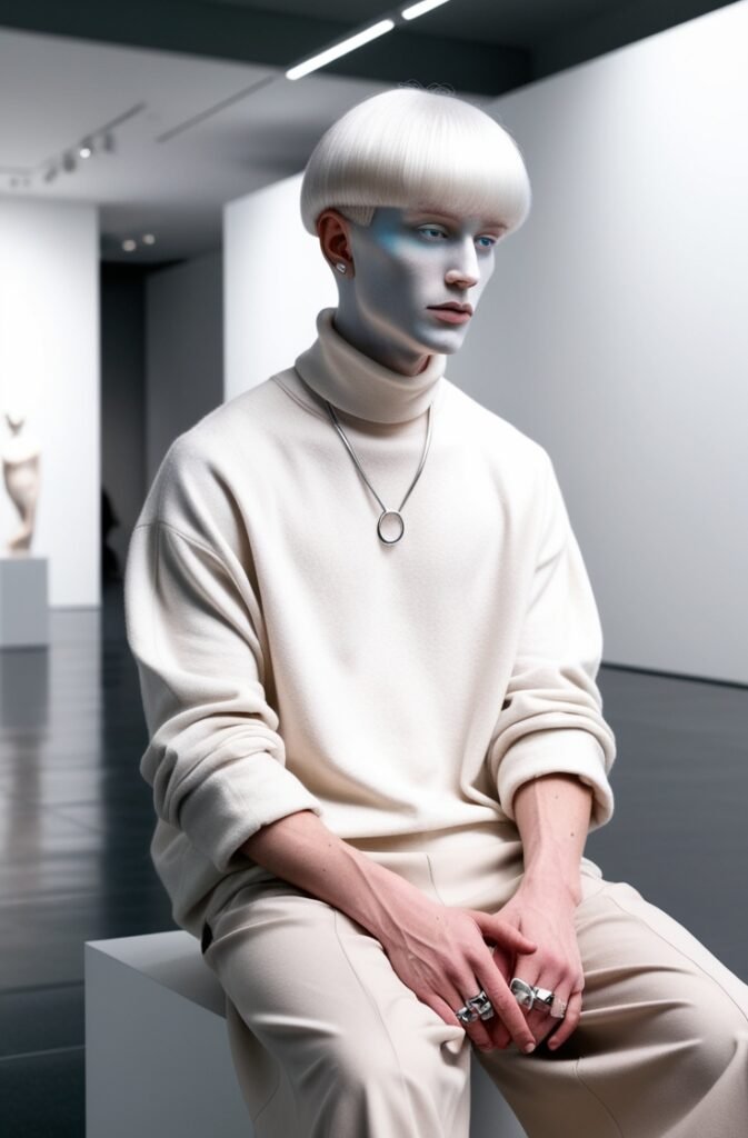 The Nordic Blonde Bowl Cut