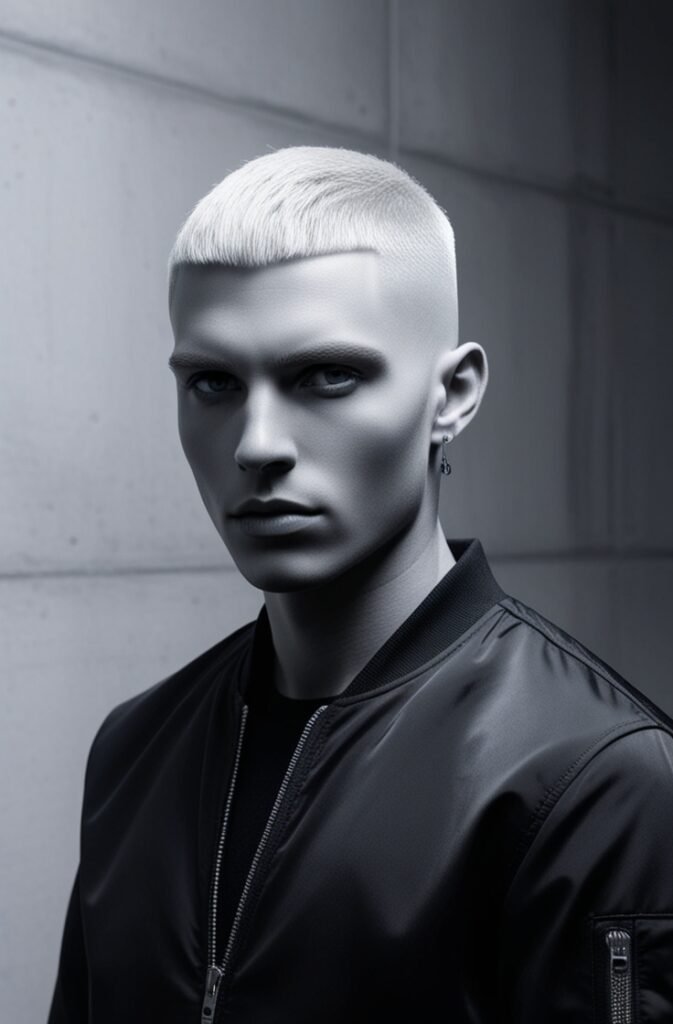 The Platinum Skin Fade