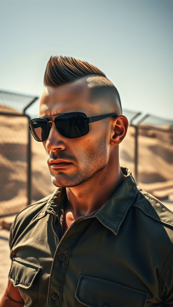 The Skin Fade Faux Hawk