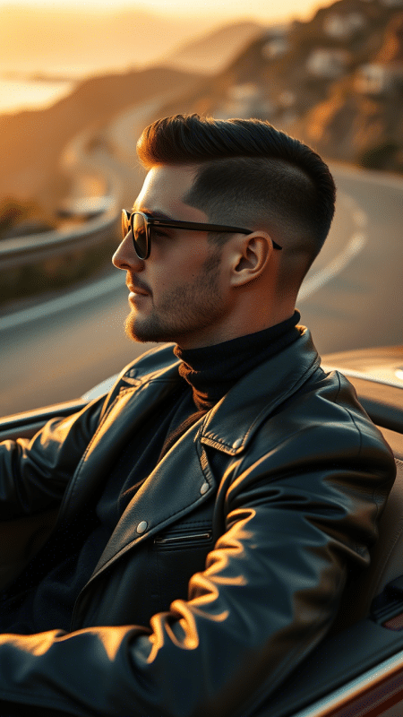The Slick Back Fade