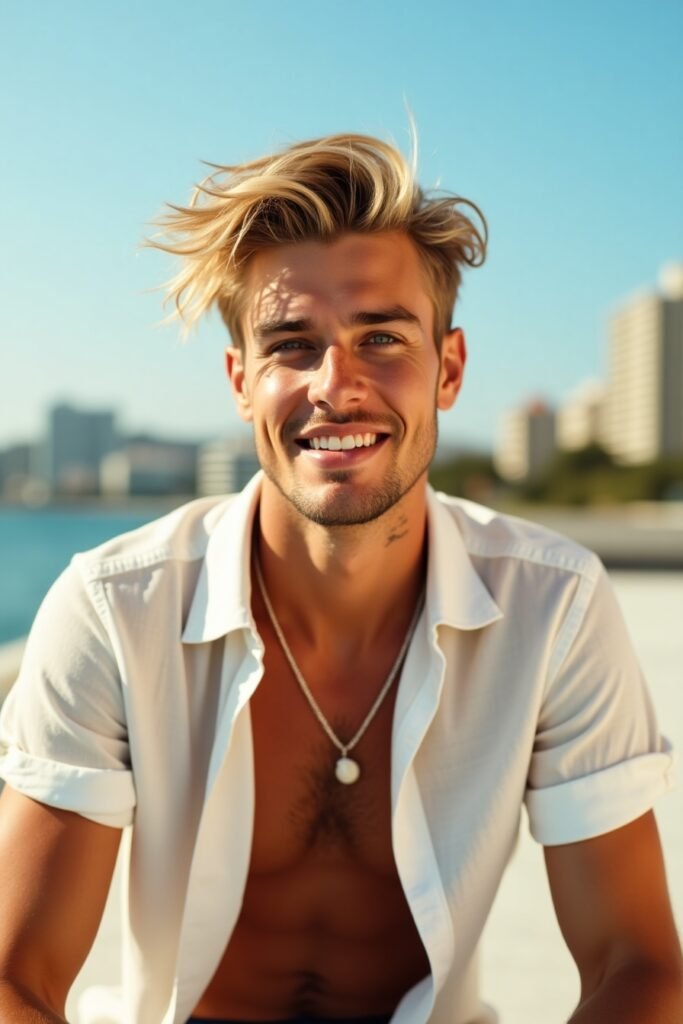 The Sun-Kissed Undercut