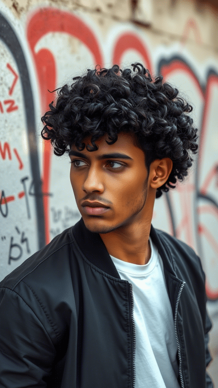 Short Sides, Curly Fringe