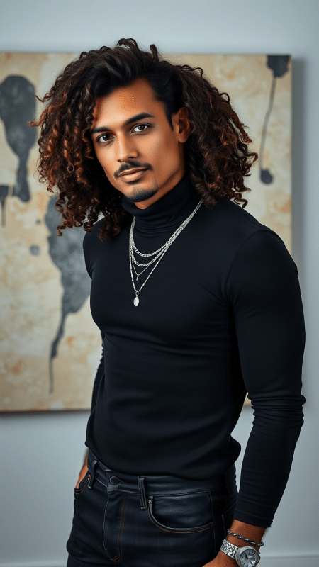 Shoulder-Length Defined Curls