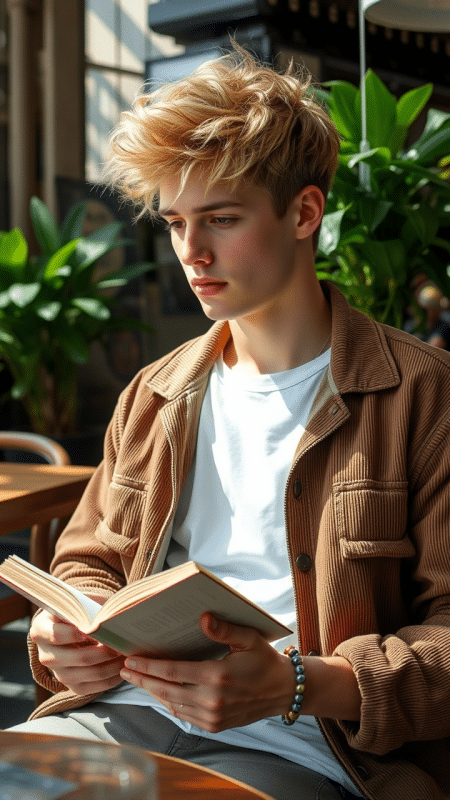 The Disheveled Top with Short Sides